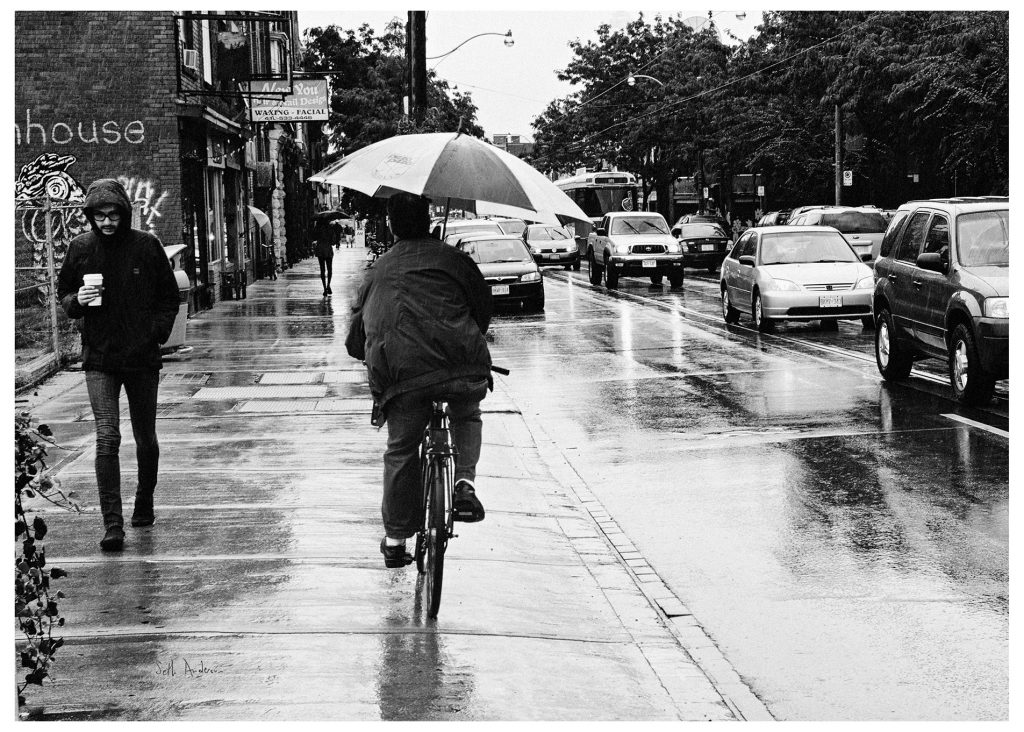 Biking In The Rain